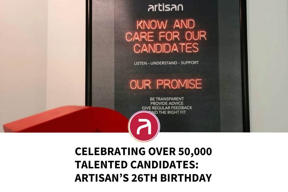 Celebrating Over 50,000 Talented Candidates: Artisan’s 26th Birthday