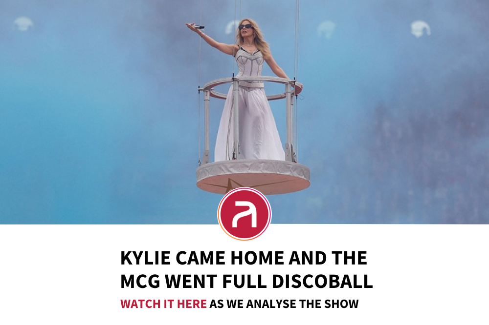 Kylie Came Home, and the MCG Went Full Disco Ball
